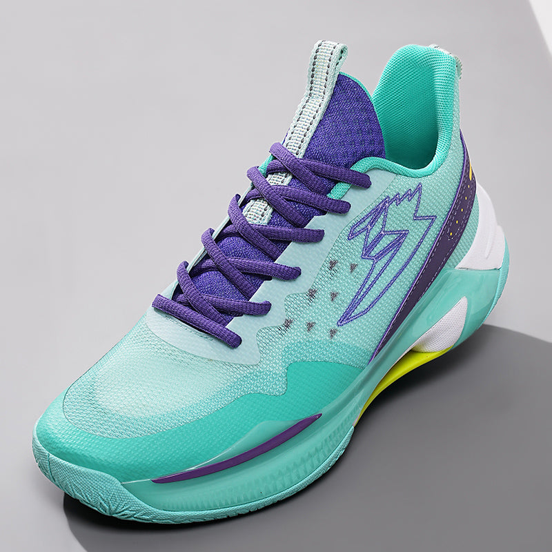 Bunte, fliegende, gewebte Basketball-Sneaker für Herren, hochelastisch, atmungsaktiv, Laufschuhe | 6805