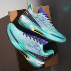 Bunte, fliegende, gewebte Basketball-Sneaker für Herren, hochelastisch, atmungsaktiv, Laufschuhe | 6805