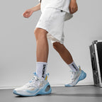 Hochleistungs-Basketballschuhe für Herren – Nahtlose Strick-Court-Sneaker | A500 