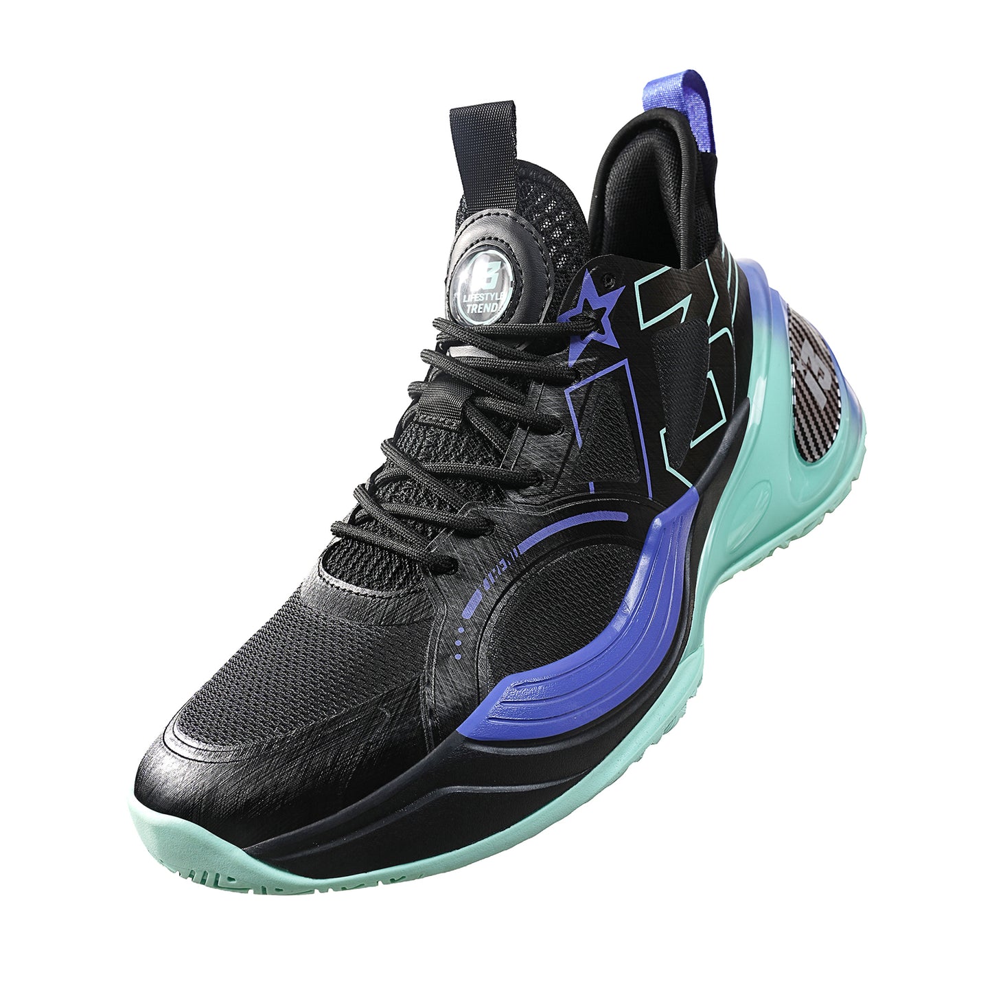 Hochleistungs-Basketballschuhe für Herren – Nahtlose Strick-Court-Sneaker | A500 