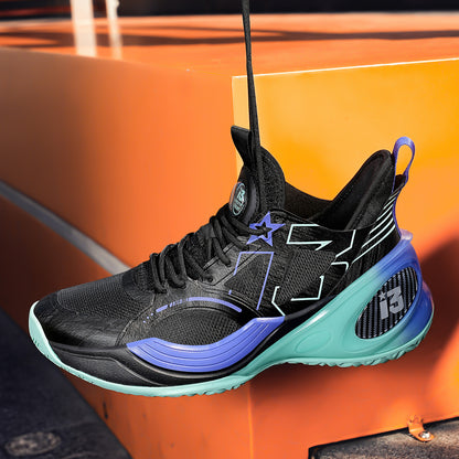 Hochleistungs-Basketballschuhe für Herren – Nahtlose Strick-Court-Sneaker | A500 