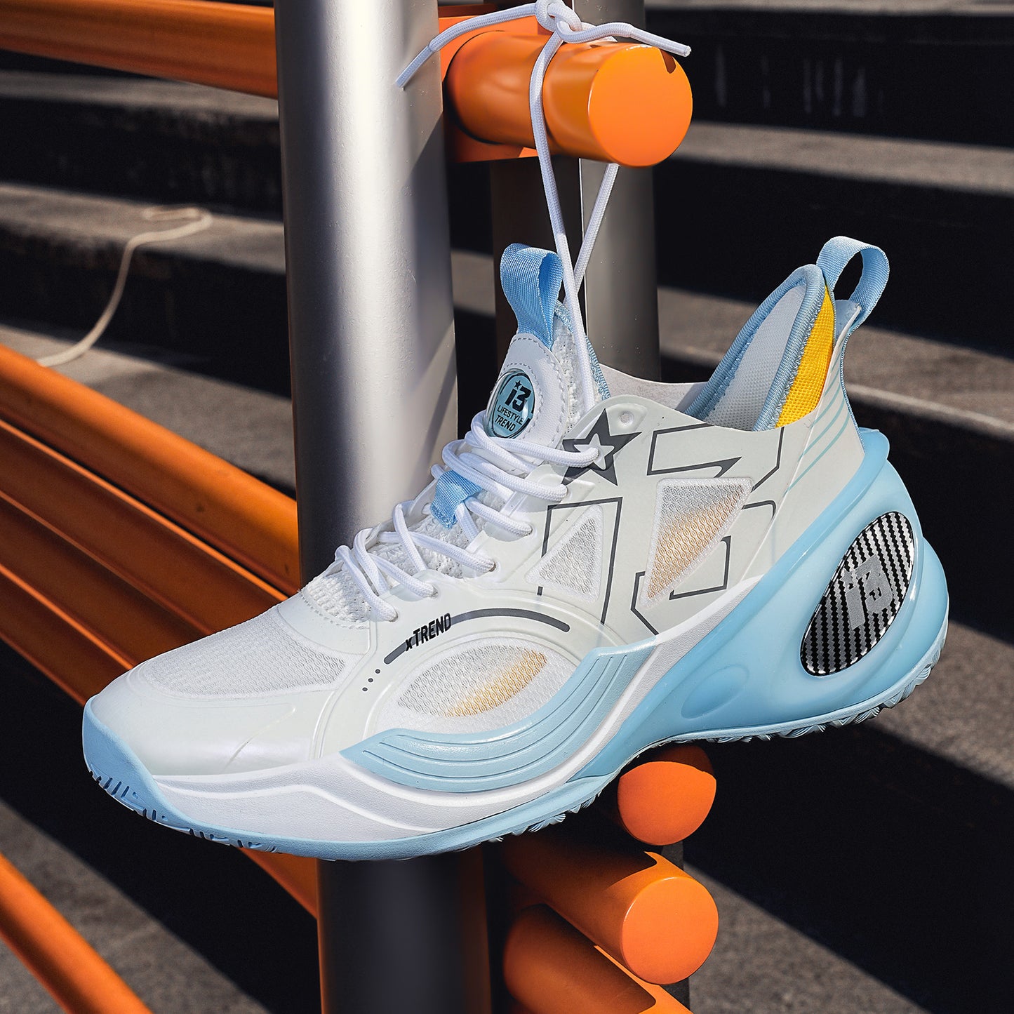 Hochleistungs-Basketballschuhe für Herren – Nahtlose Strick-Court-Sneaker | A500 