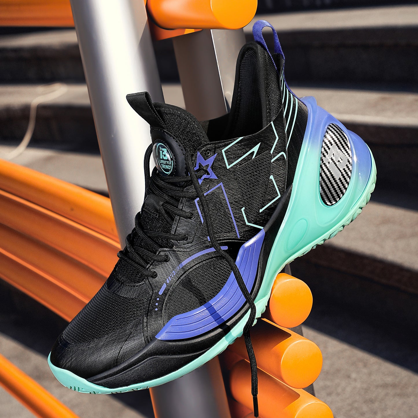 Hochleistungs-Basketballschuhe für Herren – Nahtlose Strick-Court-Sneaker | A500 