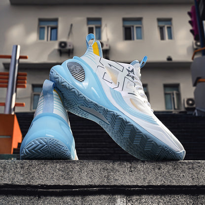 Hochleistungs-Basketballschuhe für Herren – Nahtlose Strick-Court-Sneaker | A500 