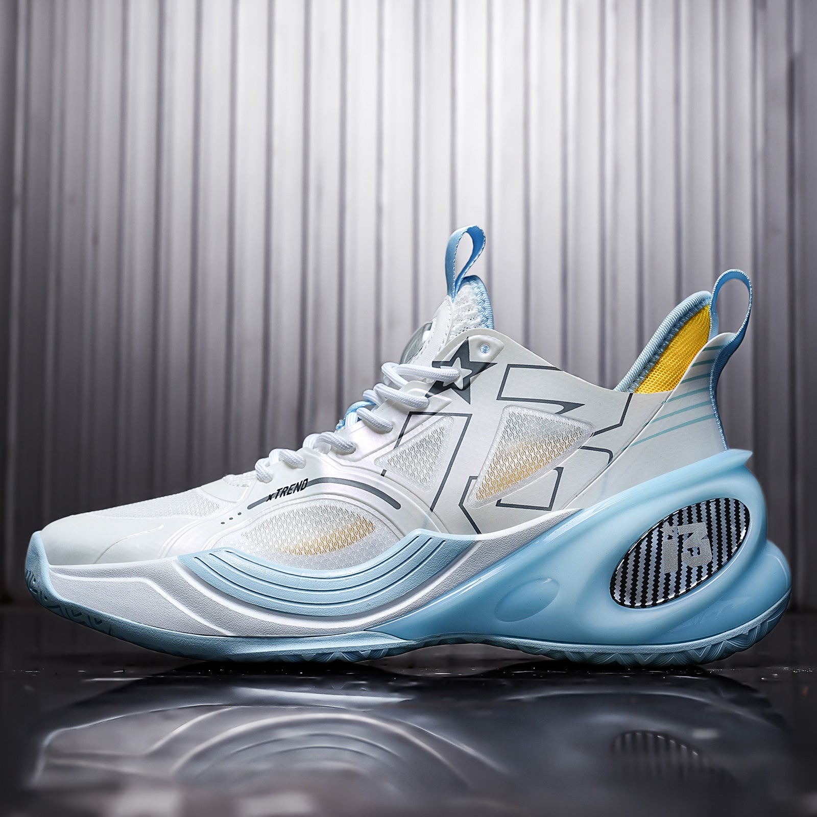 Hochleistungs-Basketballschuhe für Herren – Nahtlose Strick-Court-Sneaker | A500 