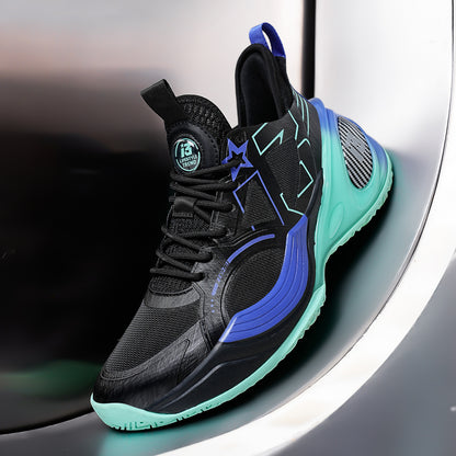 Hochleistungs-Basketballschuhe für Herren – Nahtlose Strick-Court-Sneaker | A500 