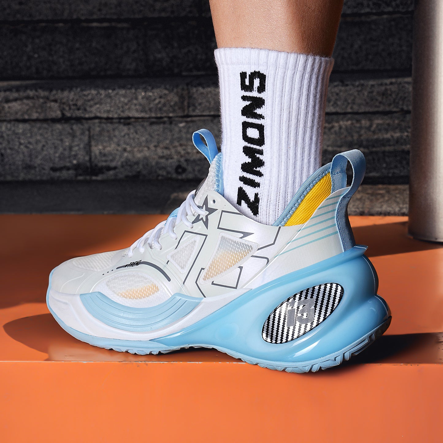 Hochleistungs-Basketballschuhe für Herren – Nahtlose Strick-Court-Sneaker | A500 