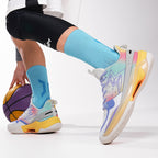 Bunte, fliegende, gewebte Basketball-Sneaker für Herren, hochelastisch, atmungsaktiv, Laufschuhe | 6805