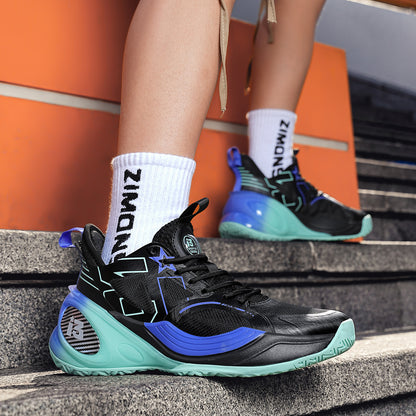 Hochleistungs-Basketballschuhe für Herren – Nahtlose Strick-Court-Sneaker | A500 