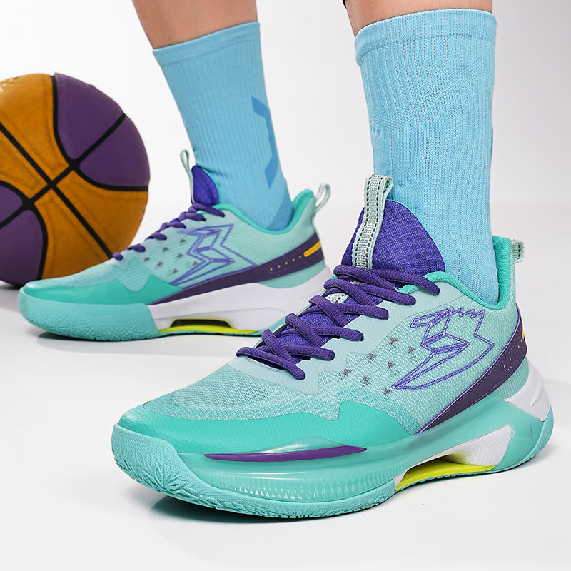 Bunte, fliegende, gewebte Basketball-Sneaker für Herren, hochelastisch, atmungsaktiv, Laufschuhe | 6805