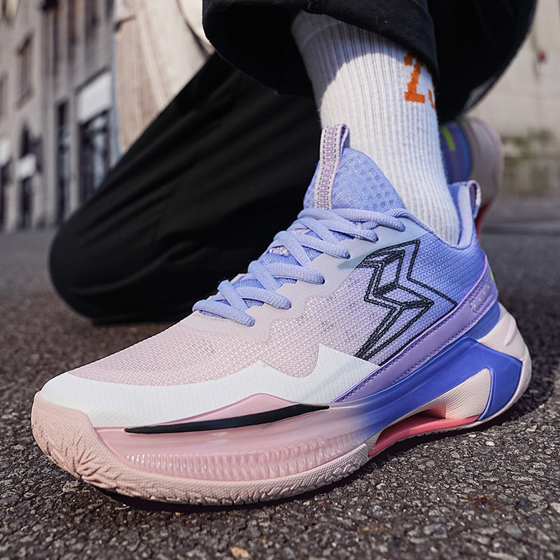 Bunte, fliegende, gewebte Basketball-Sneaker für Herren, hochelastisch, atmungsaktiv, Laufschuhe | 6805