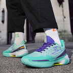 Bunte, fliegende, gewebte Basketball-Sneaker für Herren, hochelastisch, atmungsaktiv, Laufschuhe | 6805