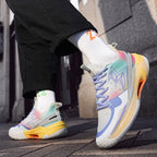 Bunte, fliegende, gewebte Basketball-Sneaker für Herren, hochelastisch, atmungsaktiv, Laufschuhe | 6805