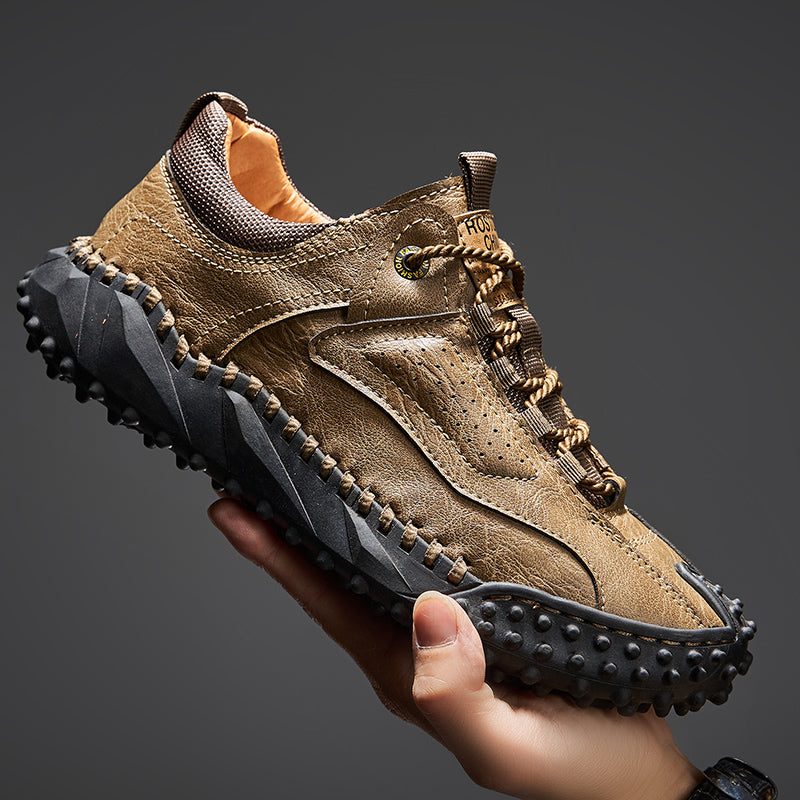 Mocassins de sport rétro décontractés et tendance pour hommes, chaussures de randonnée à enfiler pour loisirs | 91033 