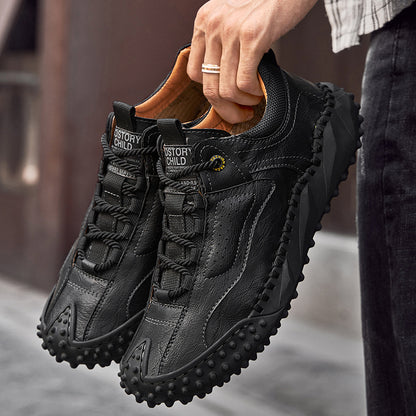 Mocassins de sport rétro décontractés et tendance pour hommes, chaussures de randonnée à enfiler pour loisirs | 91033 