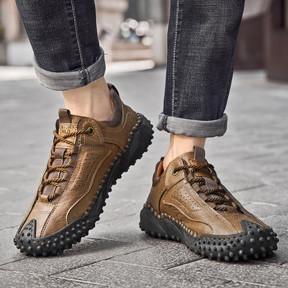 Mocassins de sport rétro décontractés et tendance pour hommes, chaussures de randonnée à enfiler pour loisirs | 91033 