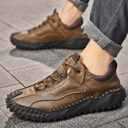 Mocassins de sport rétro décontractés et tendance pour hommes, chaussures de randonnée à enfiler pour loisirs | 91033 