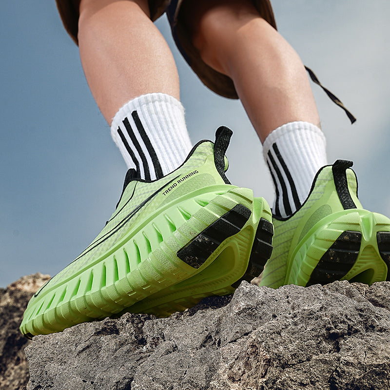 Carbon Plate Laufschuhe für Herren – Leicht &amp; Atmungsaktiv mit TPU-Zwischensohle | A396 