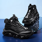 Herren High-Top Basketballschuhe mit Drehriemen &amp; Luftpolster – Street Sport Sneakers | A329 