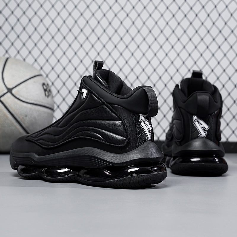Herren High-Top Basketballschuhe mit Drehriemen &amp; Luftpolster – Street Sport Sneakers | A329 