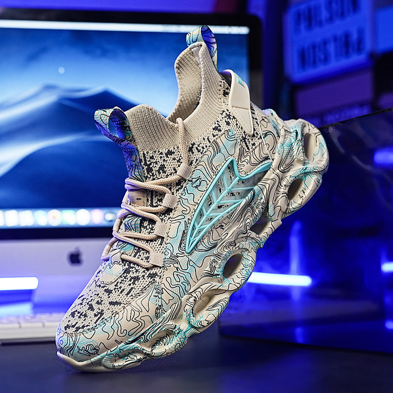 Herren Flyknit Sports AIRMAX Schuhe Atmungsaktive Blade Laufschuhe mit trendigem Mesh-Design | 2188