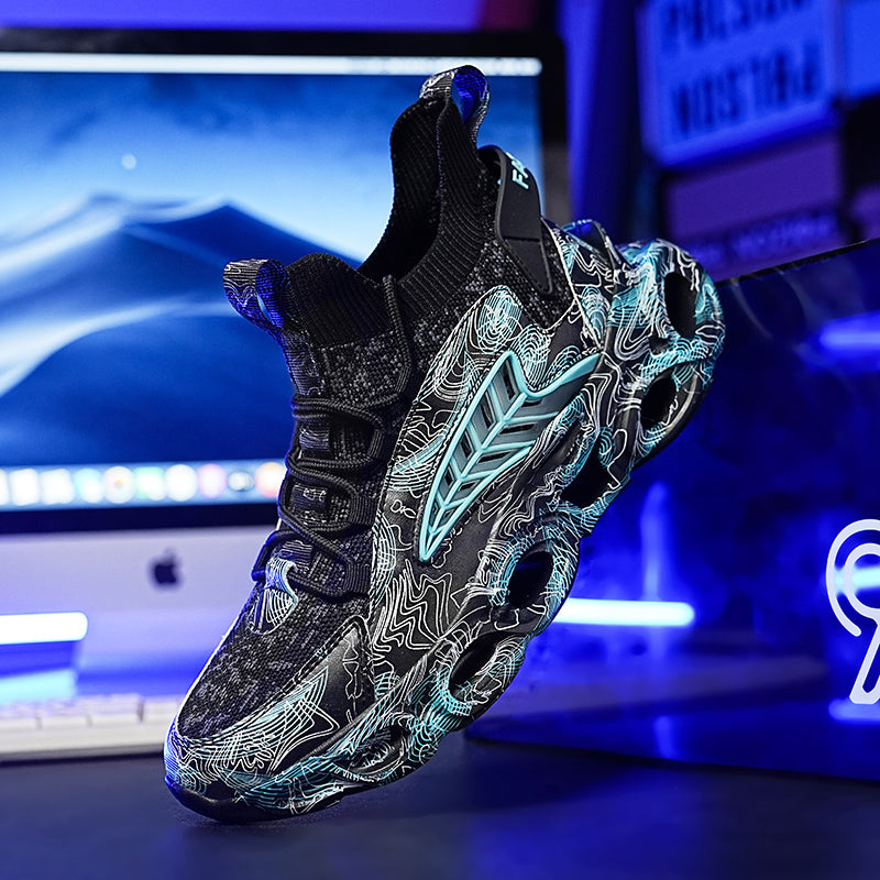 Herren Flyknit Sports AIRMAX Schuhe Atmungsaktive Blade Laufschuhe mit trendigem Mesh-Design | 2188