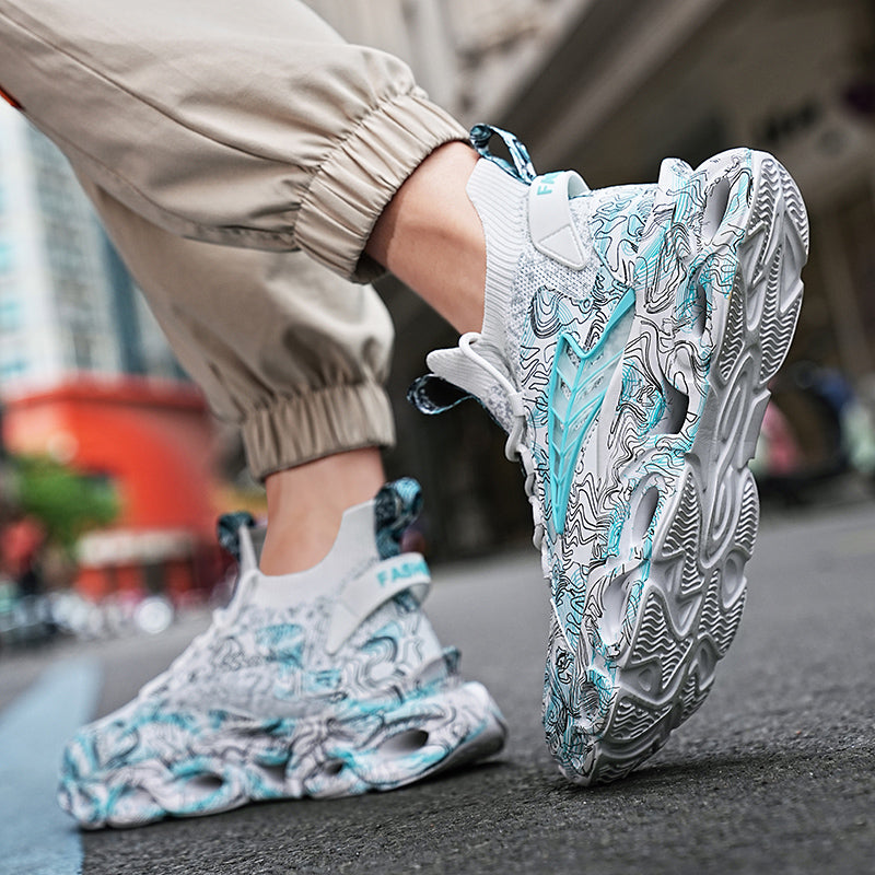 Herren Flyknit Sports AIRMAX Schuhe Atmungsaktive Blade Laufschuhe mit trendigem Mesh-Design | 2188