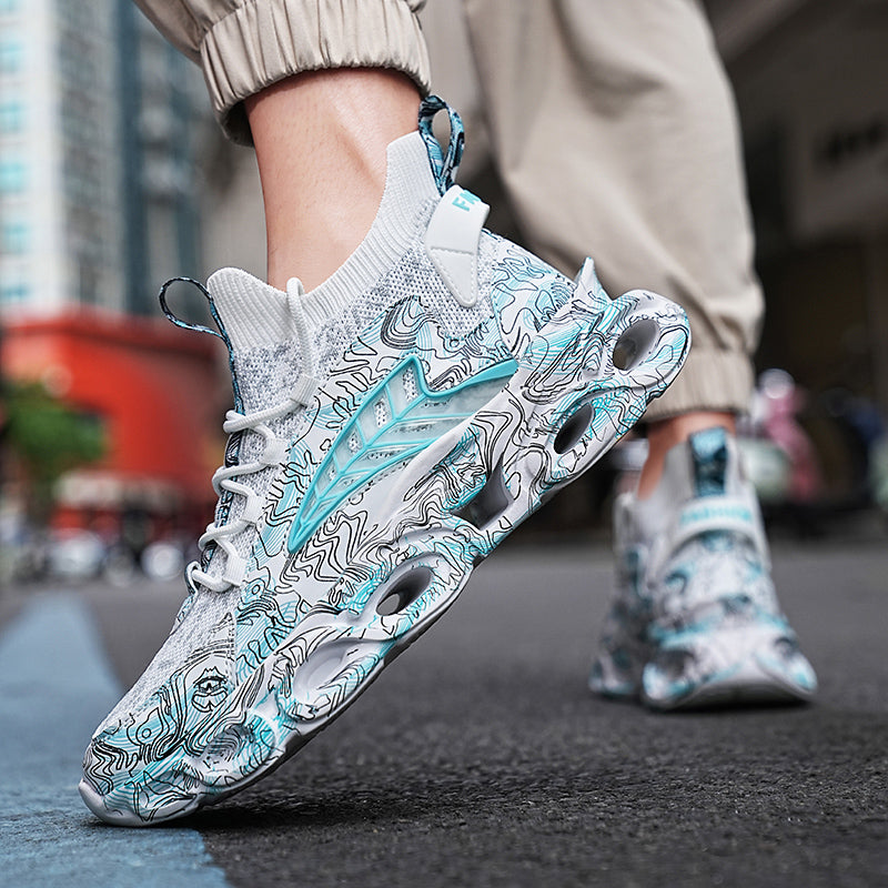 Herren Flyknit Sports AIRMAX Schuhe Atmungsaktive Blade Laufschuhe mit trendigem Mesh-Design | 2188