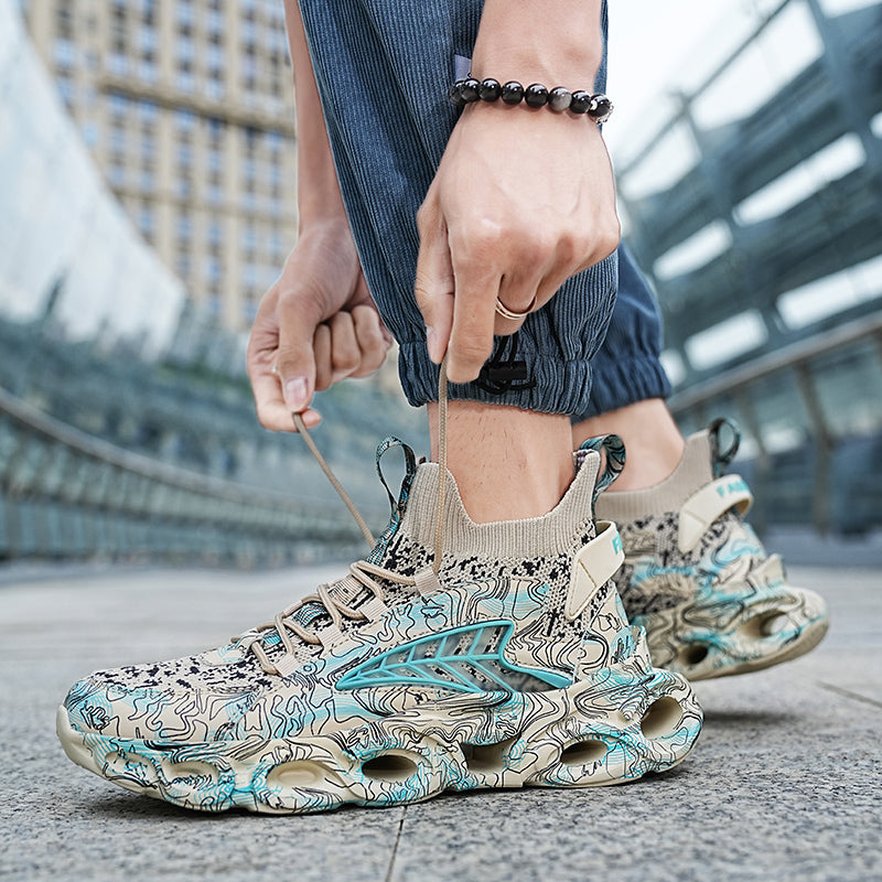 Herren Flyknit Sports AIRMAX Schuhe Atmungsaktive Blade Laufschuhe mit trendigem Mesh-Design | 2188