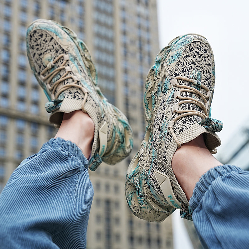 Herren Flyknit Sports AIRMAX Schuhe Atmungsaktive Blade Laufschuhe mit trendigem Mesh-Design | 2188