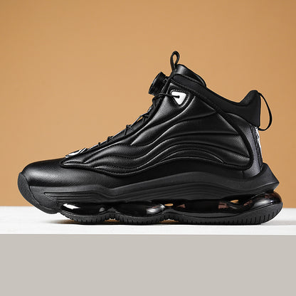 Herren High-Top Basketballschuhe mit Drehriemen &amp; Luftpolster – Street Sport Sneakers | A329 