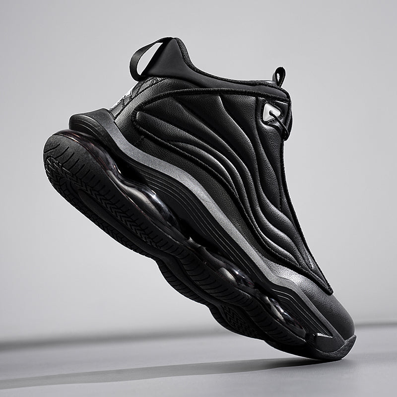 Herren High-Top Basketballschuhe mit Drehriemen &amp; Luftpolster – Street Sport Sneakers | A329 