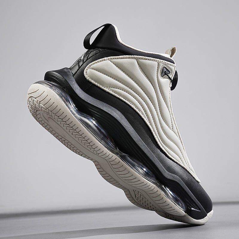 Herren High-Top Basketballschuhe mit Drehriemen &amp; Luftpolster – Street Sport Sneakers | A329 