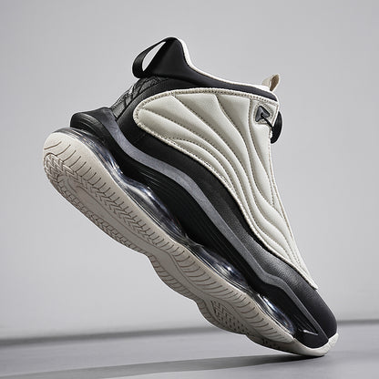 Herren High-Top Basketballschuhe mit Drehriemen &amp; Luftpolster – Street Sport Sneakers | A329 