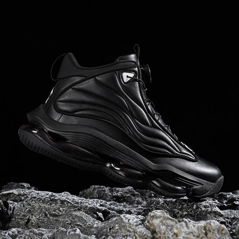 Herren High-Top Basketballschuhe mit Drehriemen &amp; Luftpolster – Street Sport Sneakers | A329 