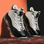 Herren High-Top Basketballschuhe mit Drehriemen &amp; Luftpolster – Street Sport Sneakers | A329 