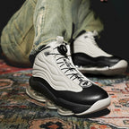 Herren High-Top Basketballschuhe mit Drehriemen &amp; Luftpolster – Street Sport Sneakers | A329 