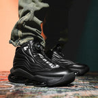 Herren High-Top Basketballschuhe mit Drehriemen &amp; Luftpolster – Street Sport Sneakers | A329 