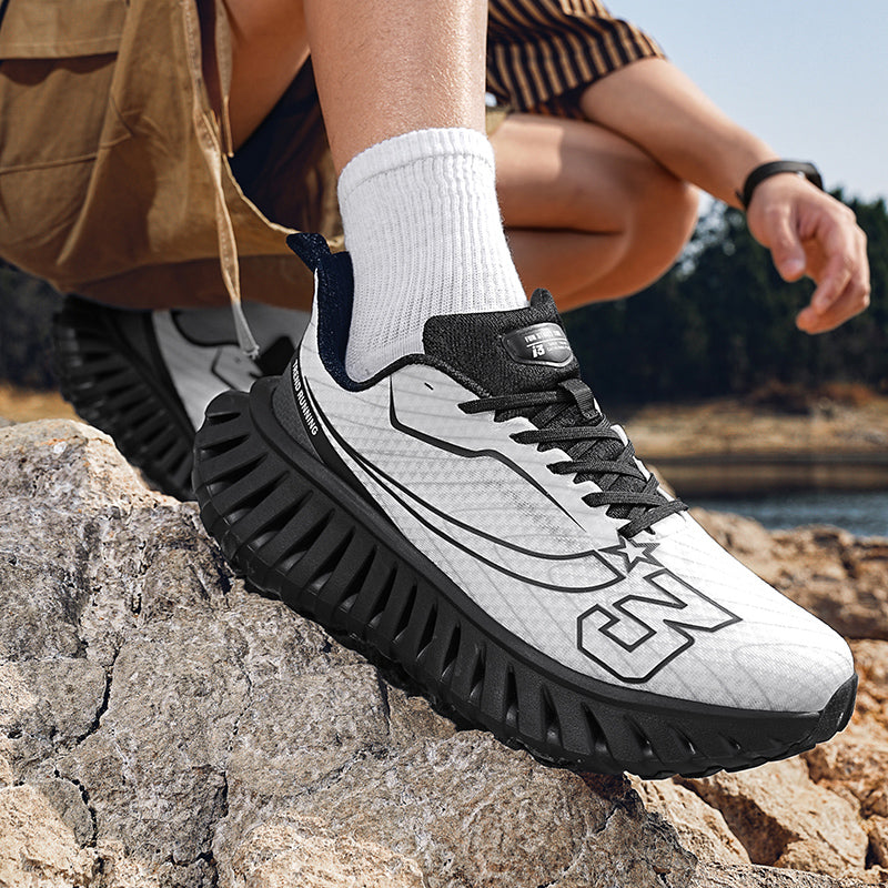 Carbon Plate Laufschuhe für Herren – Leicht &amp; Atmungsaktiv mit TPU-Zwischensohle | A396 