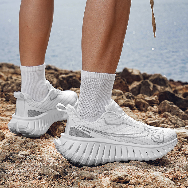 Carbon Plate Laufschuhe für Herren – Leicht &amp; Atmungsaktiv mit TPU-Zwischensohle | A396 