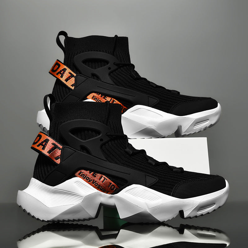 Trendige Strick-Laufschuhe für Herren – Ultraleichte, atmungsaktive und stoßdämpfende Sportschuhe | 803-1