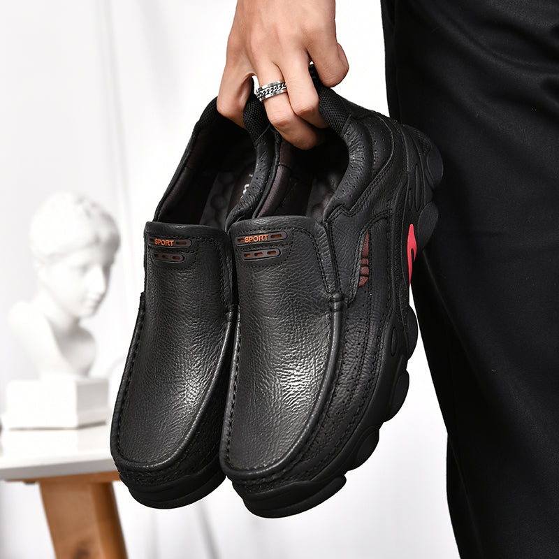 Hochwertige, handgefertigte Herrenschuhe aus echtem Leder, bequem und stilvoll, fürs Büro, Freizeitschuhe | 3722 