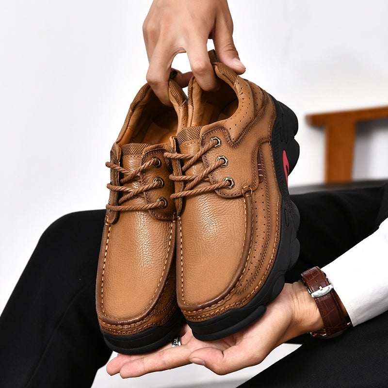 Hochwertige, handgefertigte Herrenschuhe aus echtem Leder, bequem und stilvoll, fürs Büro, Freizeitschuhe | 3722 
