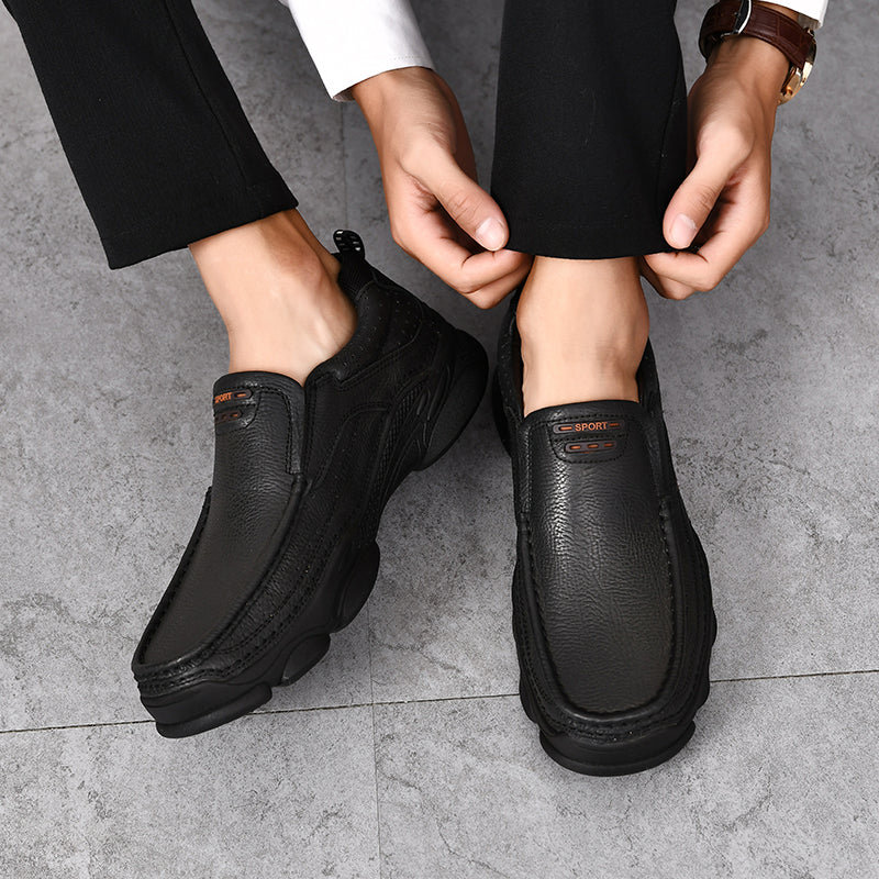 Hochwertige, handgefertigte Herrenschuhe aus echtem Leder, bequem und stilvoll, fürs Büro, Freizeitschuhe | 3722 