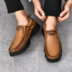 Hochwertige, handgefertigte Herrenschuhe aus echtem Leder, bequem und stilvoll, fürs Büro, Freizeitschuhe | 3722 