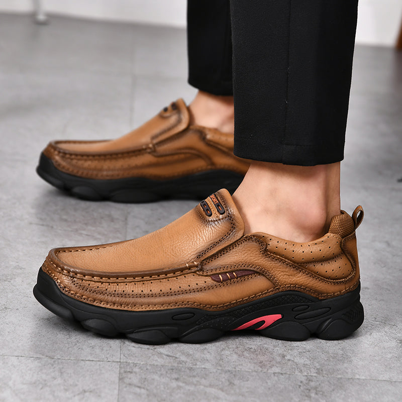 Hochwertige, handgefertigte Herrenschuhe aus echtem Leder, bequem und stilvoll, fürs Büro, Freizeitschuhe | 3722 