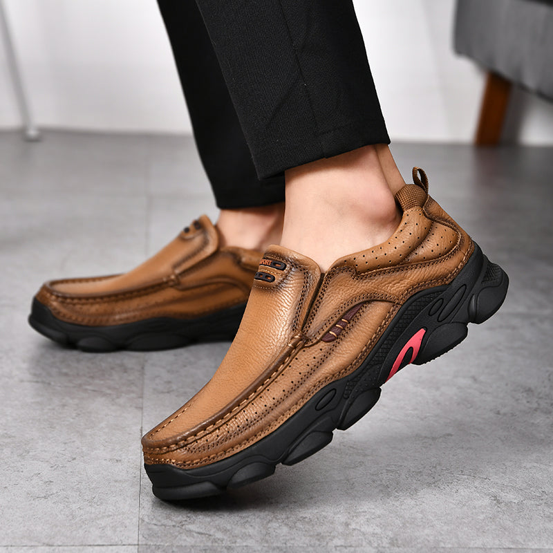 Hochwertige, handgefertigte Herrenschuhe aus echtem Leder, bequem und stilvoll, fürs Büro, Freizeitschuhe | 3722 