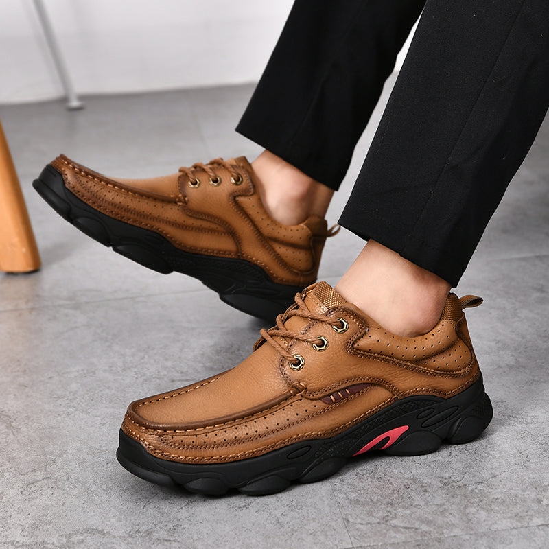 Hochwertige, handgefertigte Herrenschuhe aus echtem Leder, bequem und stilvoll, fürs Büro, Freizeitschuhe | 3722 