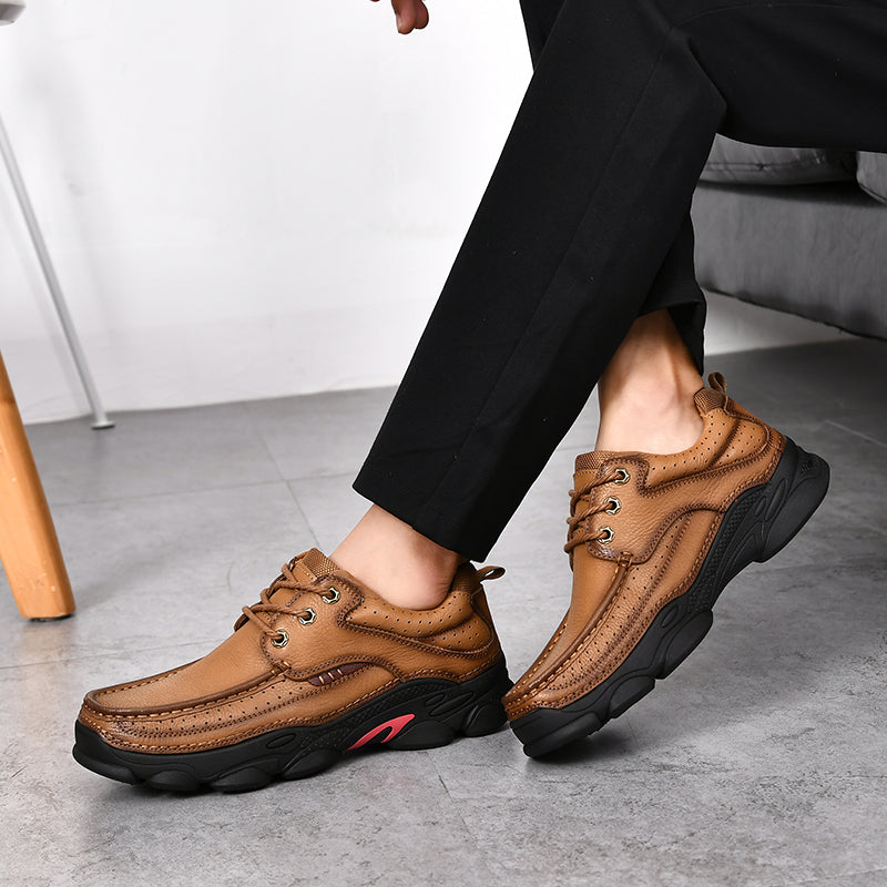 Hochwertige, handgefertigte Herrenschuhe aus echtem Leder, bequem und stilvoll, fürs Büro, Freizeitschuhe | 3722 