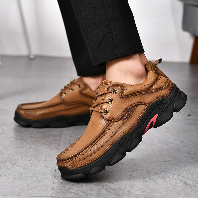 Hochwertige, handgefertigte Herrenschuhe aus echtem Leder, bequem und stilvoll, fürs Büro, Freizeitschuhe | 3722 